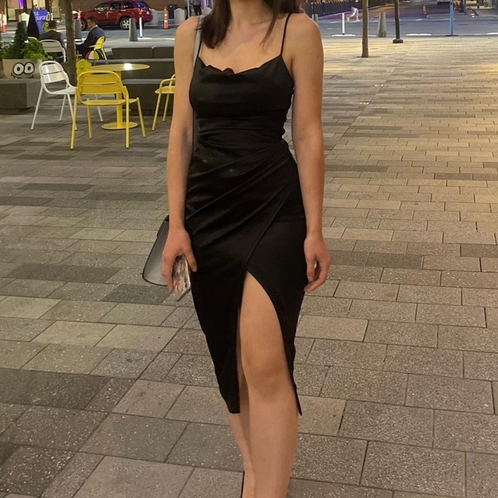 Elegant Black Women's Dress